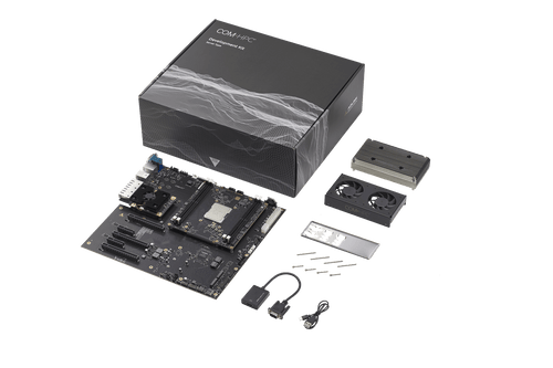 COM-HPC Server Type Ice Lake-D IoT, Prototype Kit based on Intel Ice Lake-D - unpacked