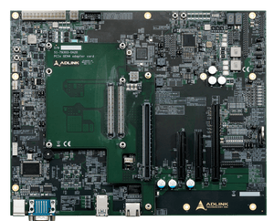 COM Express Type 7 Ryzen V3000 based on AMD Embedded Ryzen V3000 (V3C18I) SoC - carrier front or top view