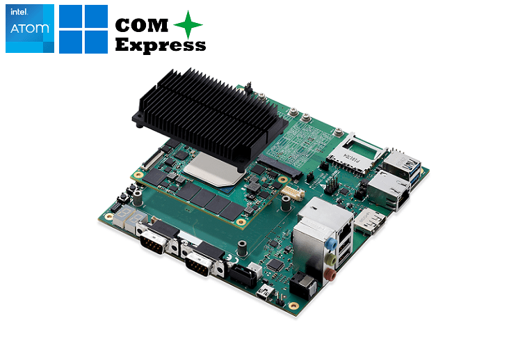 COM Express Type 10 Elkhart Lake devkit based on Intel 6th Gen. Atom® x6211E dual-core SoC 